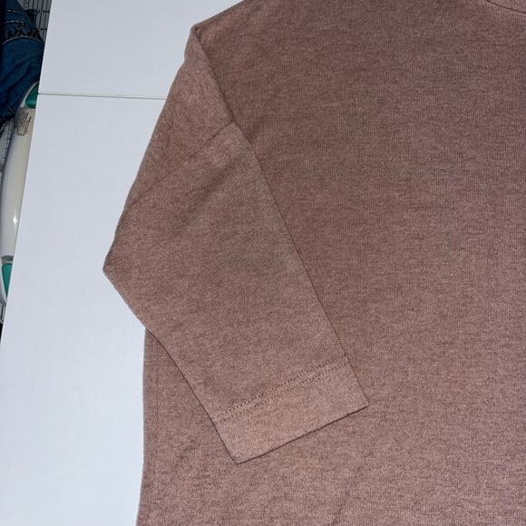 Primark Oversized Crew neck Tunic with Dolman Sleeve Camel Color Sz Medium 8/10 - Picture 2 of 8